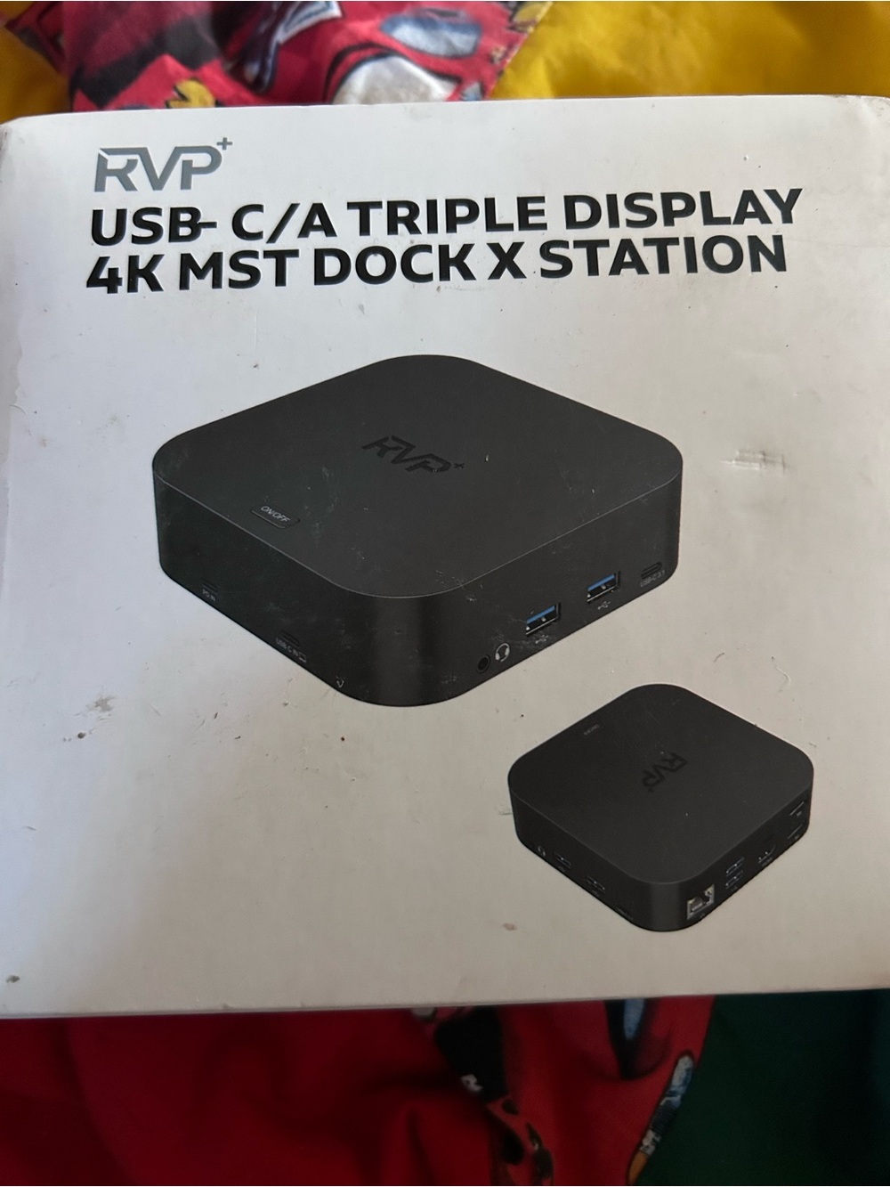 USB-C/A Triple Display 4K MST Docking Station – Black